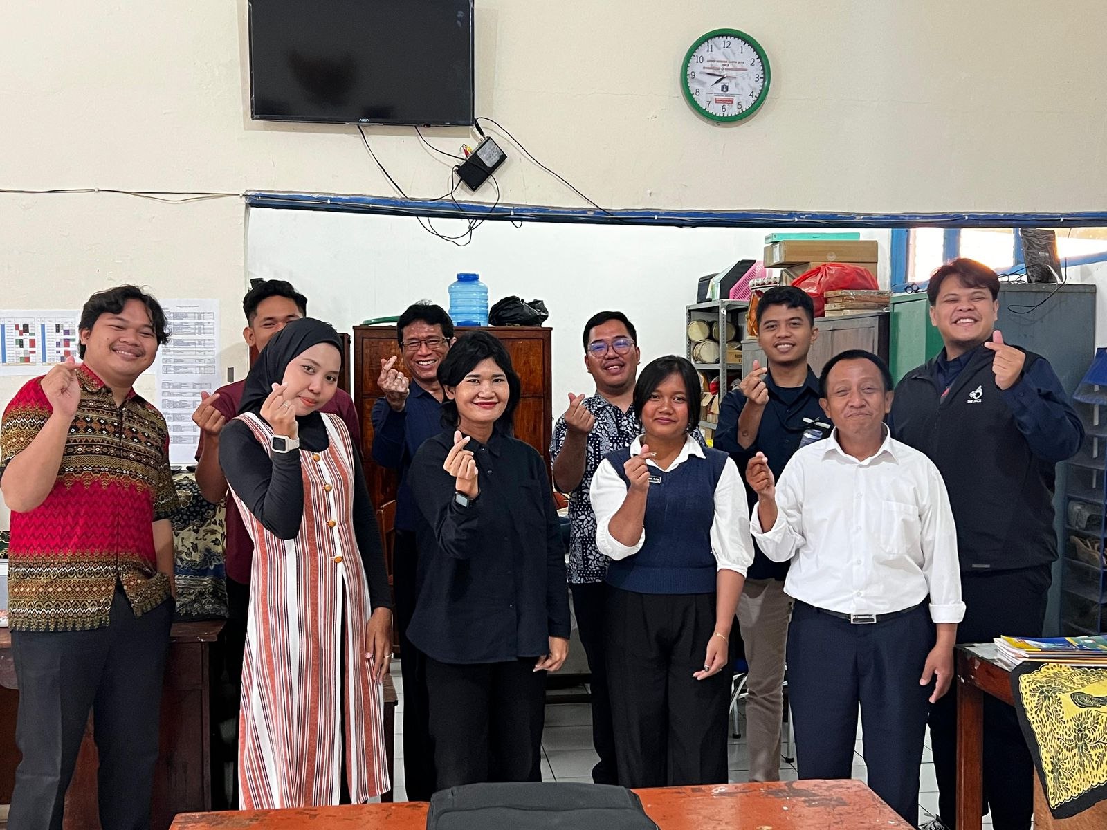 Foto pertemuan SMA Gita Kirtti 2 dan Telkom Indonesia