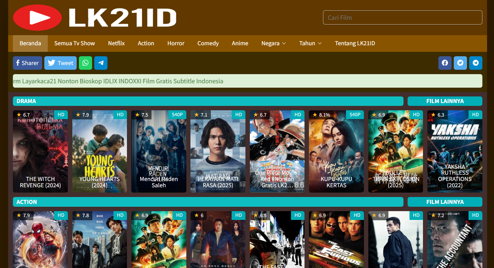 LK21 NONTON GRATIS INDONESIA