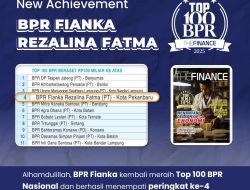 BPR Fianka Kembali Ukir Prestasi Nasional: Raih Peringkat 4 Besar Top 100 BPR 2025 dengan Skor 99,70%