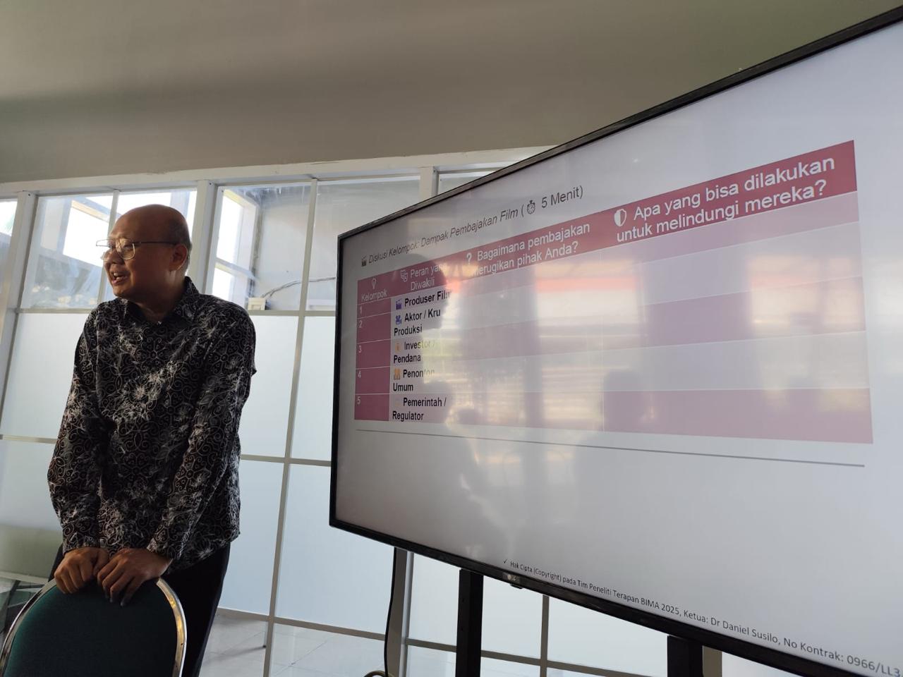 Lawan Pembajakan Film, Tim Peneliti Pimpinan Daniel Susilo Lakukan Uji Coba Modul Literasi di Makassar