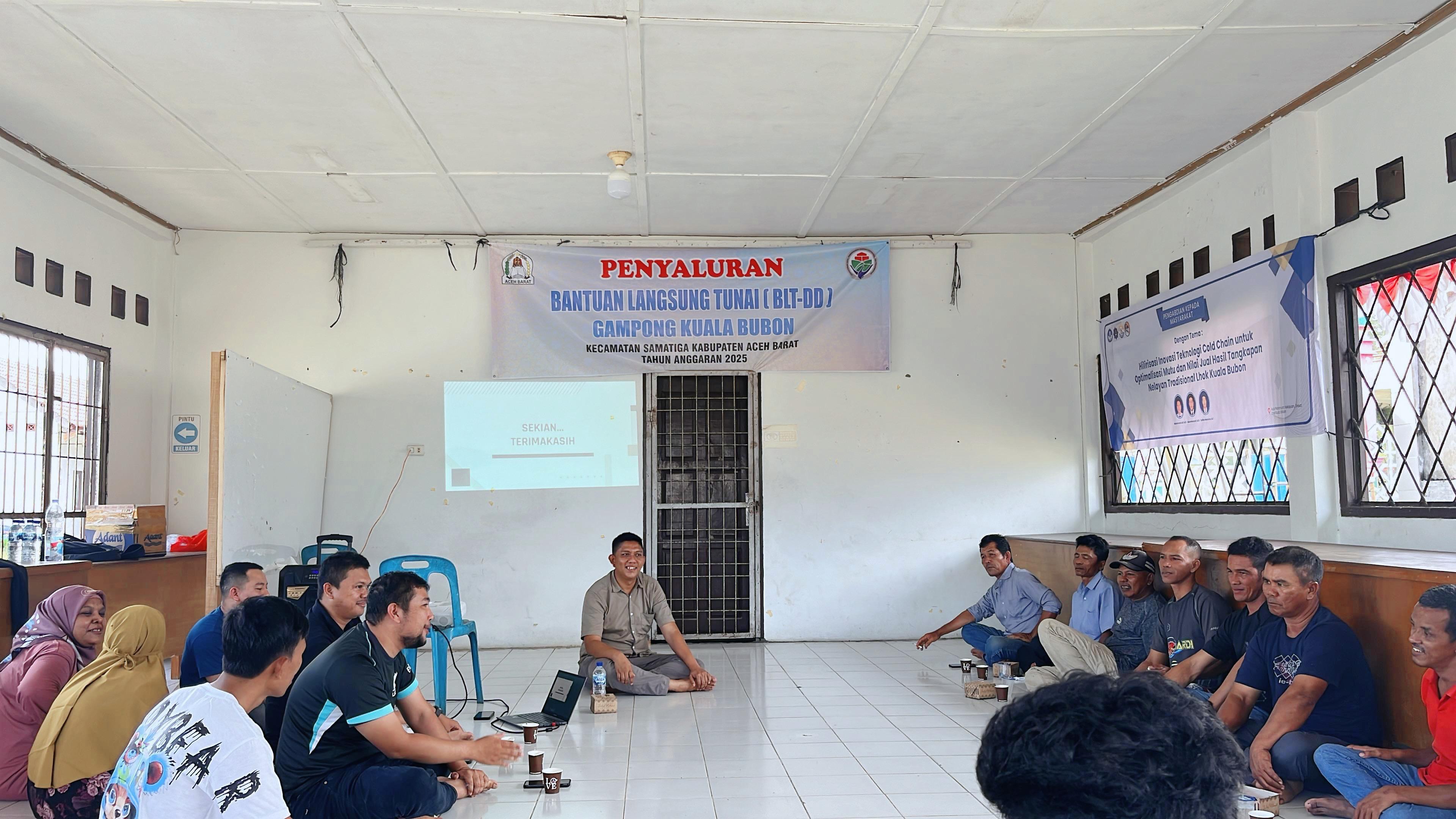Dosen FPIK UTU Gelar FGD Bersama Kepala Desa dan Nelayan Tradisional untuk Persiapan Pengabdian Masyarakat di Lhok Kuala Bubon
