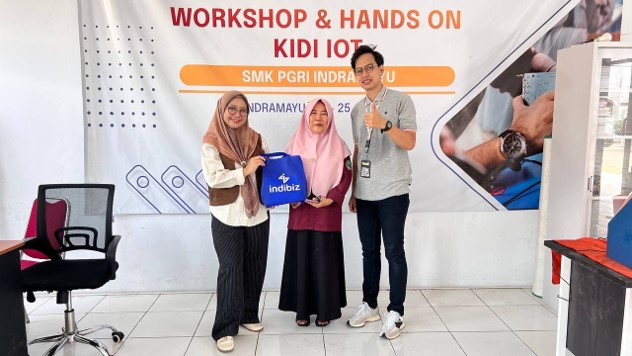 SMK PGRI Jatibarang Tingkatkan Pembelajaran Digital dengan KiDi IoT Telkom