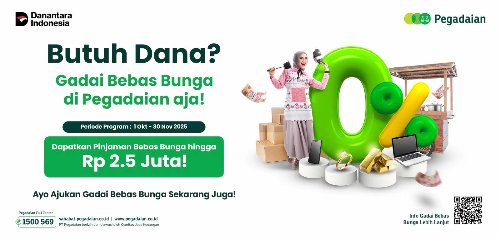 Pegadaian Kanwil IX Siap Bantu Masyarakat Lewat Program Gadai Bebas Bunga