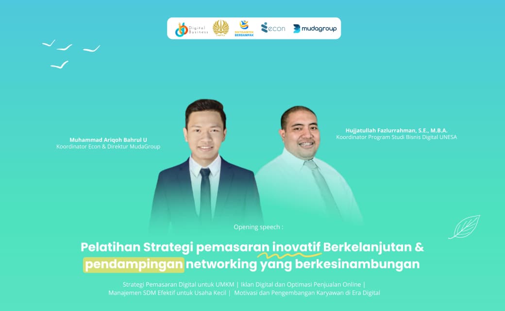 Pendampingan Mitra Muda Group bersama UNESA: Puluhan Himpunan Pengusaha dan Instansi Pemerintah Ikut Berpartisipasi