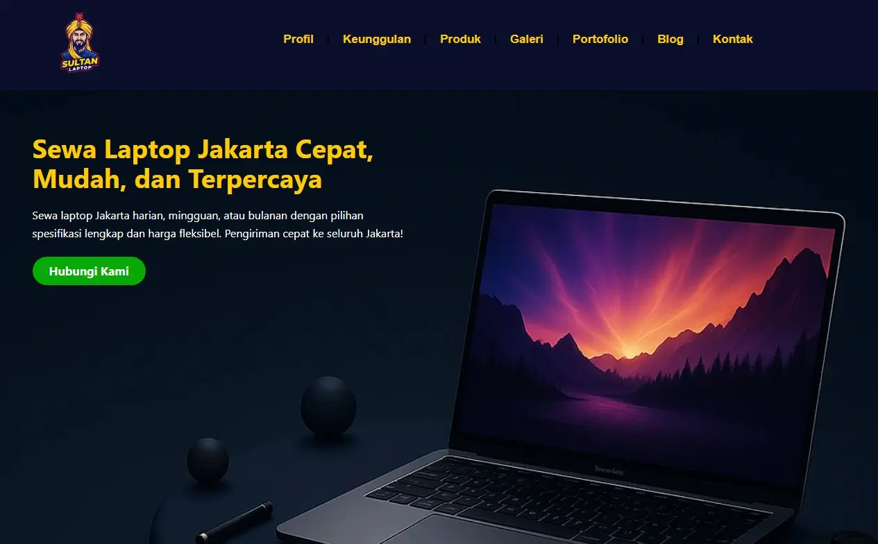 Sewa Laptop Jakarta di SultanLaptop.com Jadi Pilihan Terbaik