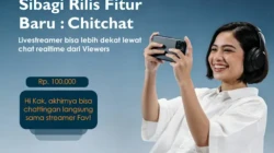 Ilustrasi fitur Sibagi ChitChat untuk chat donasi real-time di livestream