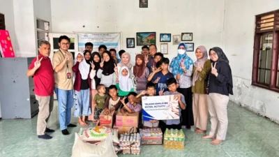 Telkom Priangan Timur Tebar Kepedulian Sosial untuk Anak-Anak LKSA Al Falah Cirebon