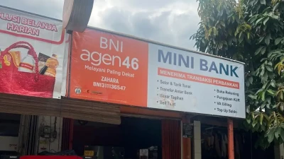 Salah satu warung yang bermitra dengan BNI sebagai BNI Agen46
