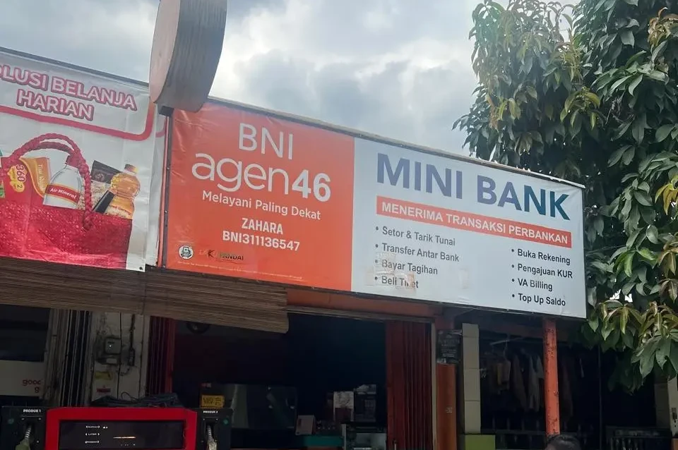 Salah satu warung yang bermitra dengan BNI sebagai BNI Agen46