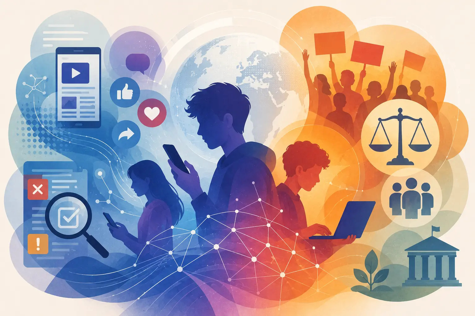 Demokrasi dan Partisipasi Politik Generasi Z dalam Ruang Digital: Analisis Ontologi, Epistemologi dan Aksiologi dalam Perspektif Filsafat Modern