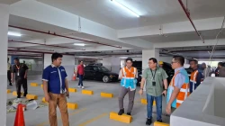 PT MMI Perkuat Komitmen Kualitas melalui Management Walkthrough Area Parkir Podium Pelindo Tower Menjelang Operasional