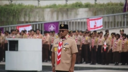 Aksi Gemilang Kak Suprayogie Pimpin Barisan Upacara HSP ke-98: Semarak Lapangan Banteng Bersama Wali Kota Arifin dan Pramuka Jakarta Pusat