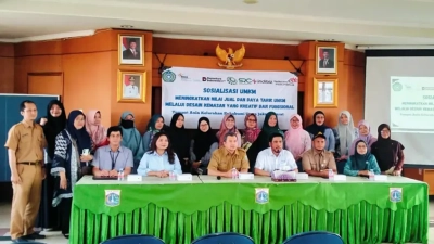 Sosialisasi UMKM di Aula Kelurahan Sukabumi Utara, Jakarta Barat