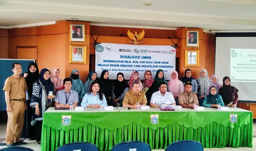 Sosialisasi UMKM di Aula Kelurahan Sukabumi Utara, Jakarta Barat